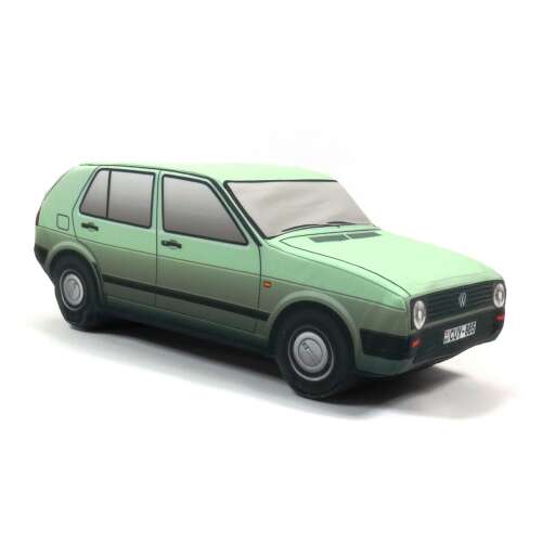Zöld Plüss Volkswagen Golf II Játékautó - Plüssjáték