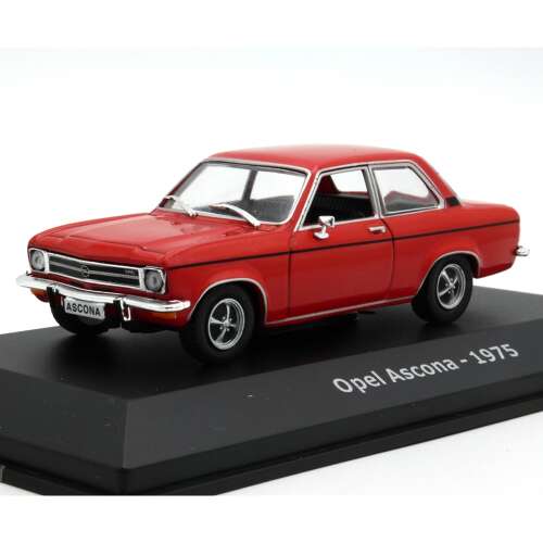 Piros Opel Ascona 1975 1:43 méretarányú modell autó - Edicola