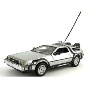 Welly 1:24 méretarányú Vissza a jövőbe DeLorean időgép - Modell, makett