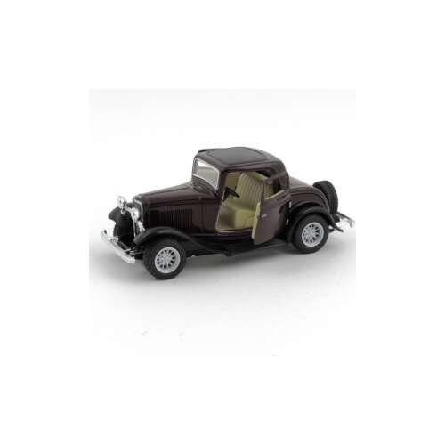 Kinsmart Ford 3-Window Coupe 1932 fém modell autó, barna - Kinsmart
