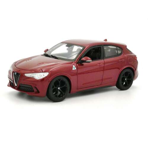 Alfa Romeo Stelvio 1:24 méretarányú modell autó, piros - Bburago