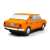 Narancssárga Skoda 105 plüss autó