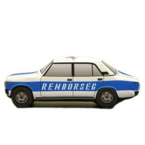 Plüsch Lada 2107 Polizeiauto, Plüschtier, Kuscheltier, Autospielzeug, Polizeiautospielzeug, ungarisches Polizeiauto, Lada Spielzeug - Nonbrand Kuscheltiere