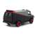 GMC Vandura 1983 A-Team furgon 1:32 méretarányú fém modell autó hátulnézet