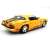 Chevrolet Camaro 1977 Bumblebee 1:24 méretarányú fém modell autó, sárga fekete csíkokkal, hátulnézet