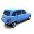Renault 4 plüss autó játék, kék, hátulnézet
