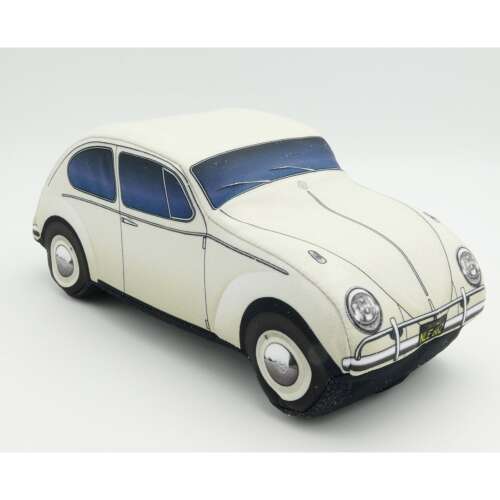Fehér Volkswagen Bogár 1963 plüss játék - Plüss