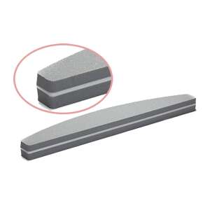 Buffer homokolt, íves 100/180 Szürke nail buffer for professional and home use - Nail buffer