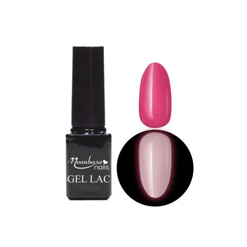 Moonbasa Nails Gel Lac #652 Konszolidált pink 5ml Foszforeszkáló géllakk