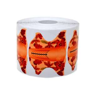 Műköröm sablonok, 500 db narancssárga, zselés és akril műkörömhöz - Műkörömépítés