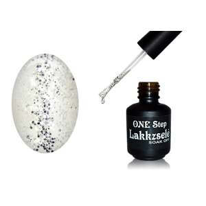 ONE Step Géllakk 5ml #066 Marilyn csillogó átlátszó gél lakk, leoldható, UV és LED lámpa alatt köt - Körömápolás