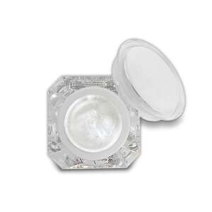 Fixálásmentes színes zselé 5g F37 Gyöngyház üveg, pearl white nail gel, no-wipe gel polish, 5g, for nail art and nail extensions - Nail design