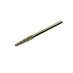 Karbidfej, műköröm csiszoláshoz #016-C Arany kard, gold carbide nail drill bit - Nail grinder accessory