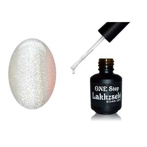 ONE Step Géllakk 5ml #067 Csillámos gyöngyházfény, Leoldható, UV és LED lámpa alatt szárad - One Step