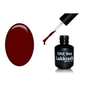 ONE Step géllakk 5ml #246 Sötét vörösbor, leoldható, UV és LED lámpa alatt köt - One Step