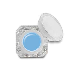 Fixálásmentes színes zselé 5g F32 Babakék, blue nail gel, no-wipe gel polish, UV cured, for nail art and nail extensions - Nail design