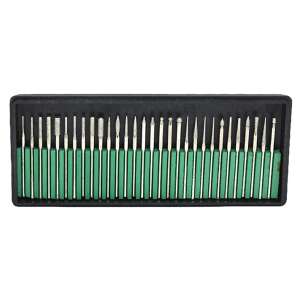 30 darabos gyémánt csiszolófej készlet forgó szerszámokhoz - Műköröm csiszológép kiegészítő