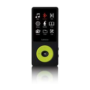 Lenco XEMIO-860GN 8GB MP3/MP4 lejátszó Fekete/Zöld 91547120 