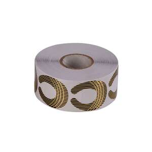 500 pack of nail tips templates for perfect nail shape, gold and black design - Nail design