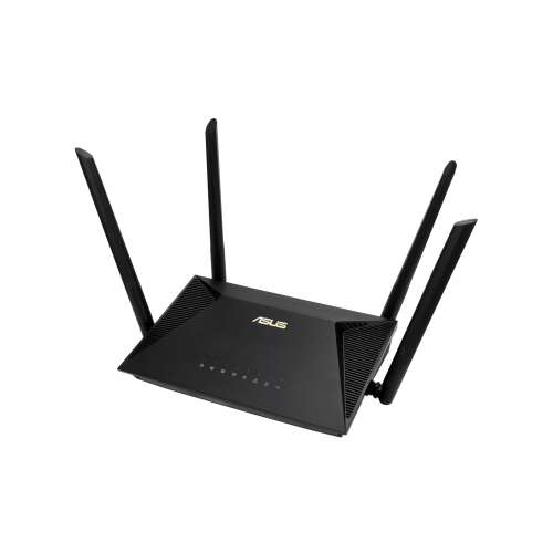 Asus RT-AX53U Wireless AX1800 Dual-Band Gigabit Router, black, front view