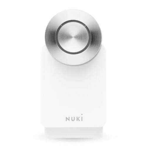 Nuki Smart Lock Pro a 4-a generație de încuietoare inteligentă - Alb