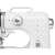 Clatronic NM 3795 Sewing Machine, white, stitch selection