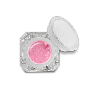 Fixálásmentes színes zselé 5g F29 Csillámos pink, pink glitter nail gel, no-wipe gel polish - Nail design