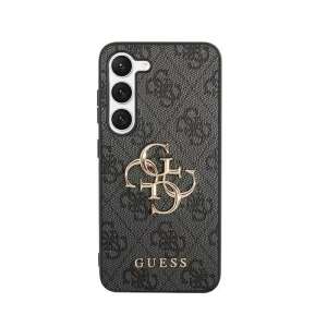 Калъф за телефон Guess 4G Big Metal Logo Samsung Galaxy S24, черен - Guess
