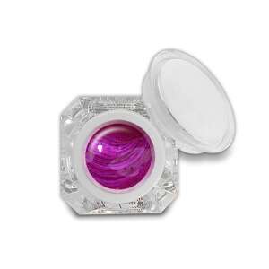 Fixálásmentes színes zselé 5g F06 Mély lila, deep purple nail gel, no-wipe gel polish, 5g - Nail design