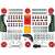 Theo Klein Multi-Tech + IXOLINO 107 piece construction set, showing all the pieces and tools