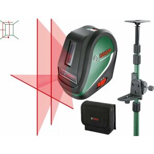 Nivelă laser Bosch UniversalLevel 3 cu trepied și geantă de transport, proiectează linii orizontale, verticale și încrucișate - Bosch