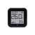 Shelly Plus H&T Gen3 temperature and humidity sensor, black, front view