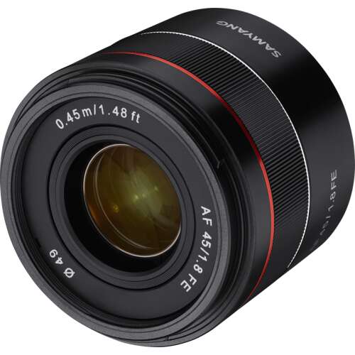 Samyang AF 45mm f/1.8 FE objektív Sony E-bajonetttel
