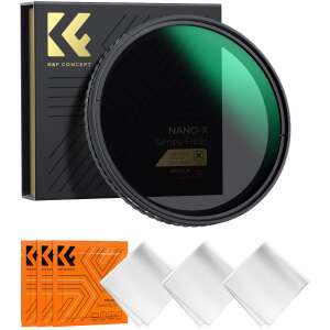 K&F Concept KF01.1167V1 - 55mm MC Nano-X VND2-32 Szűrő (Zöld bevonatú) + 3db Törlőkendő
