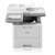 Brother MFC-L6910DN monochrome laser multifunction printer, front view, paper in tray