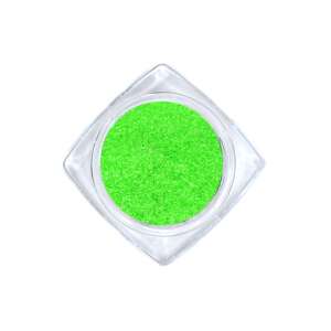 Neon zöld csillámpor köröm díszítéshez, #511 - Körömdíszítő csillámpor