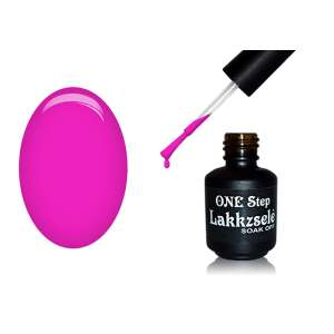 ONE Step Soak Off Gél lakk #290 Neon sötét magenta, 5ml - Körömápolás