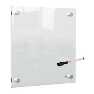 NOBO Home Akril Emlékeztetőtábla 30x30 cm - Átlátszó, clear acrylic memo board, dry erase, wall mounted, home office decor - Office Supply