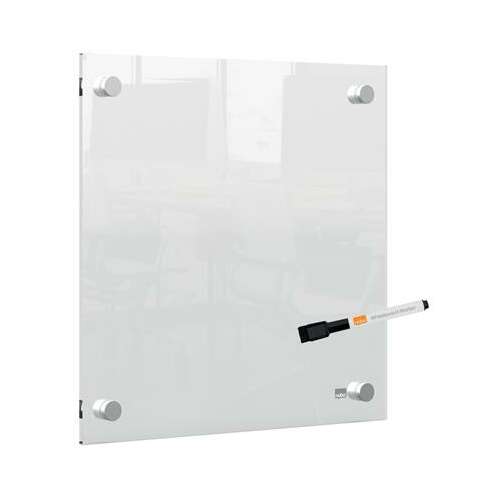 NOBO Home Akril Emlékeztetőtábla 30x30 cm - Átlátszó, clear acrylic memo board, dry erase, wall mounted, home office decor