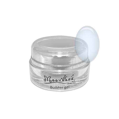 Moonbasa Nails Építő zselé, 15g, átlátszó, műköröm építéshez