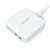 Choetech PD8008 100W GaN charger with 2 USB-C and 2 USB-A ports, white