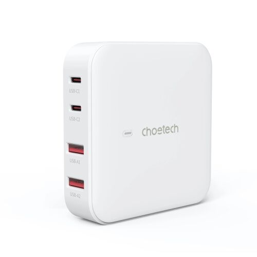 Choetech PD8008 100W GaN nabíjačka s 2 USB-C a 2 USB-A portami