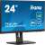 iiyama ProLite XUB2463HSU-B1 24 inch monitor, side view