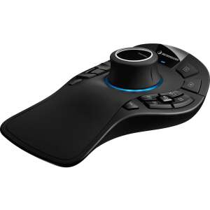 3Dconnexion SpaceMouse Pro Wireless 3D mouse, black, ergonomic design, 15 programmable buttons - Mouse
