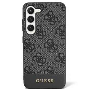 Guess 4G Stripe Samsung Galaxy S24+ phone case, black - Guess