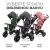 KinderKraft Aveo Dreirad in Mystic Green, Malachite Grey und Rose Pink