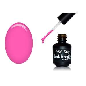 ONE Step Leáztatható Gél Lakk 5ml #182 Neon Barbie Rózsaszín - Körömápolás