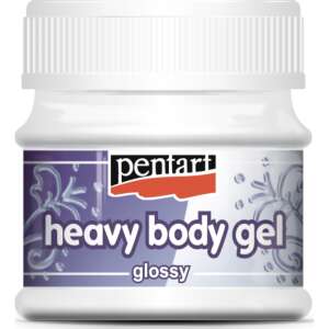 Pentart Gélpaszta, Sűrű, Fényes, 50ml, 3D hatások, modellező paszta, átlátszó, kézműves, művészeti kellékek - Pentart