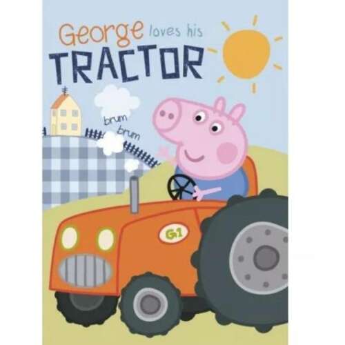Peppa Malac gyerekpléd (traktoros) 34798996
