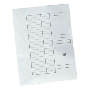 A4-es méretű, natúr színű, gyorsfűzős dosszié címkéző felülettel, C kartonból, dokumentumok rendezéséhez - Gyorsfűző mappa